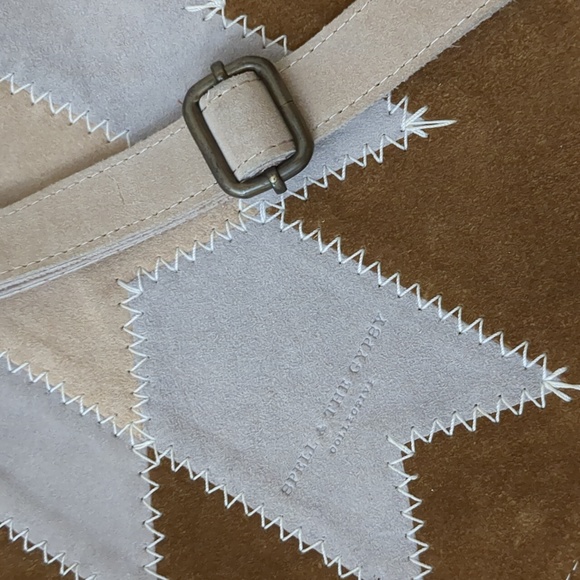 Spell Zephyr Fringe Suede Patchwork Bag - Picture 12 of 17